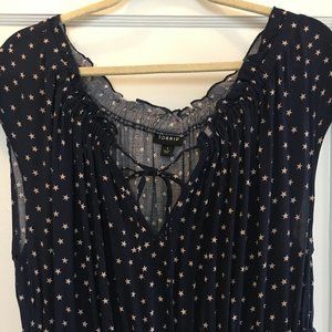 Torrid Navy w/Stars Midi-dress